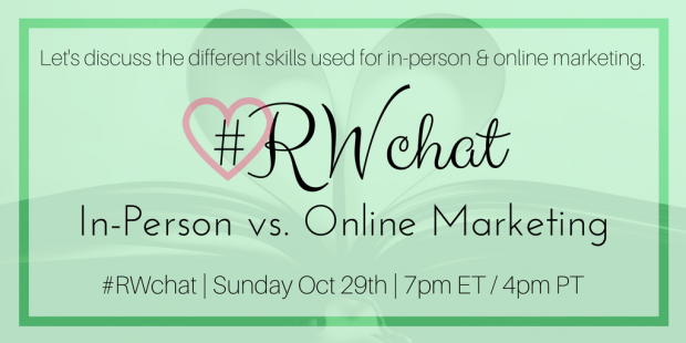 romance write chat in person versus online marketing