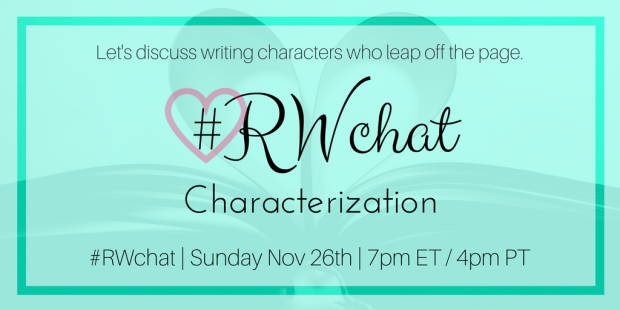 romance writer chat topic characterization