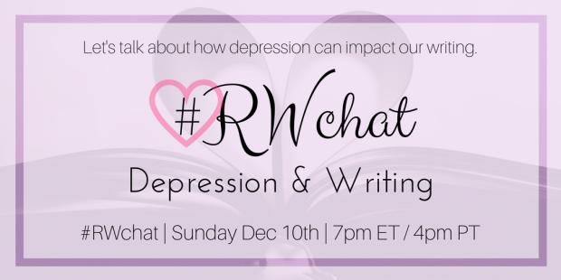 romance writer chat topic depression and writing