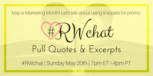 romance writers chat topic pull quotes and excerpts